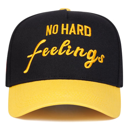 No Hard Feeling’ Embroidered Ball Cap
