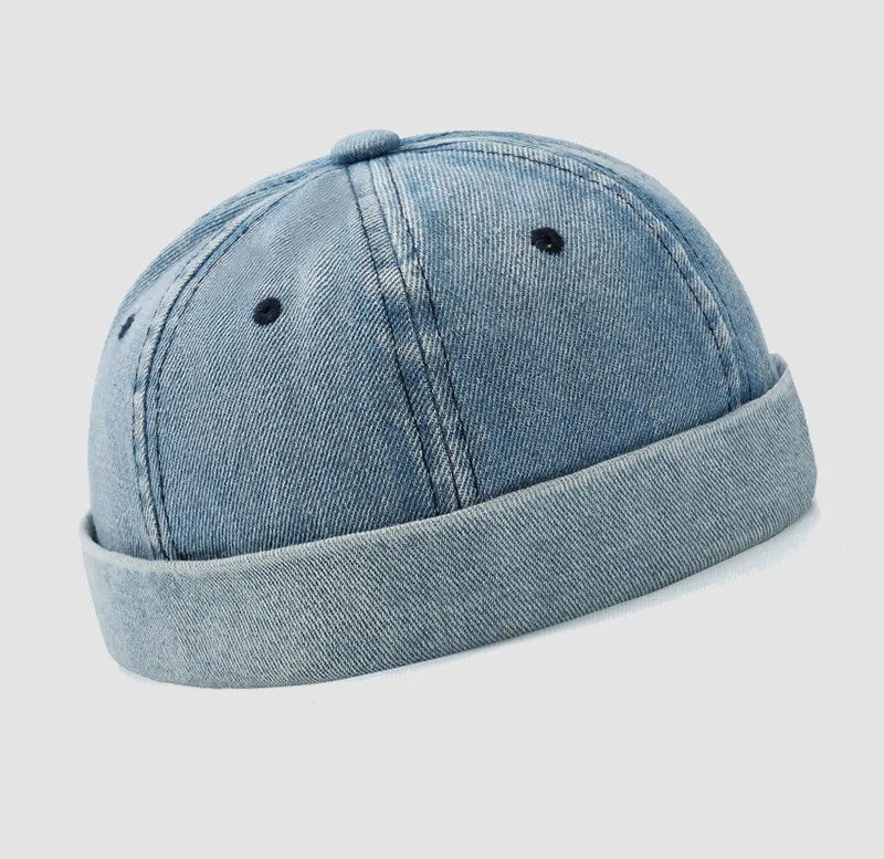 Denim Brimless Cap