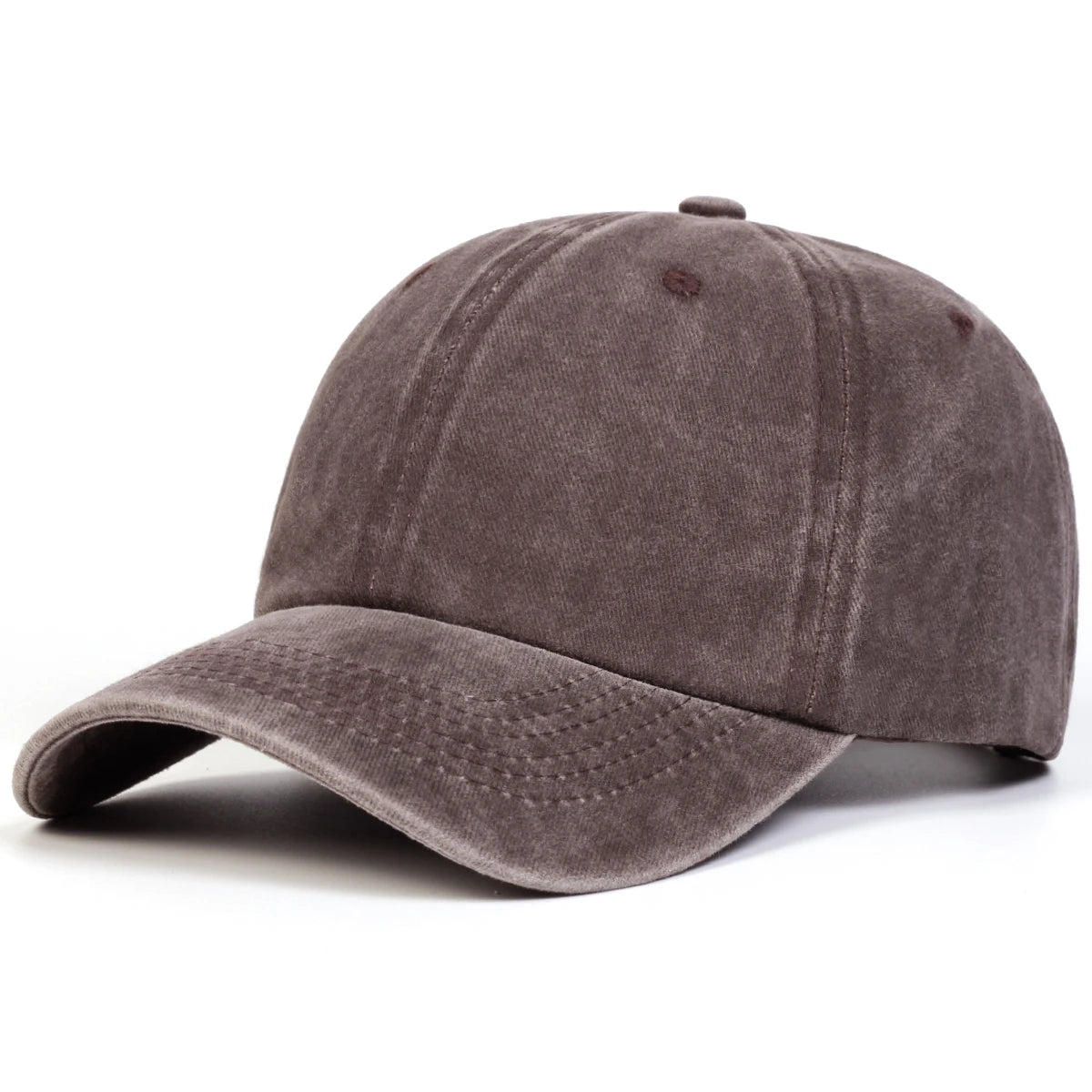 Solid Color Washed Baseball Cap
