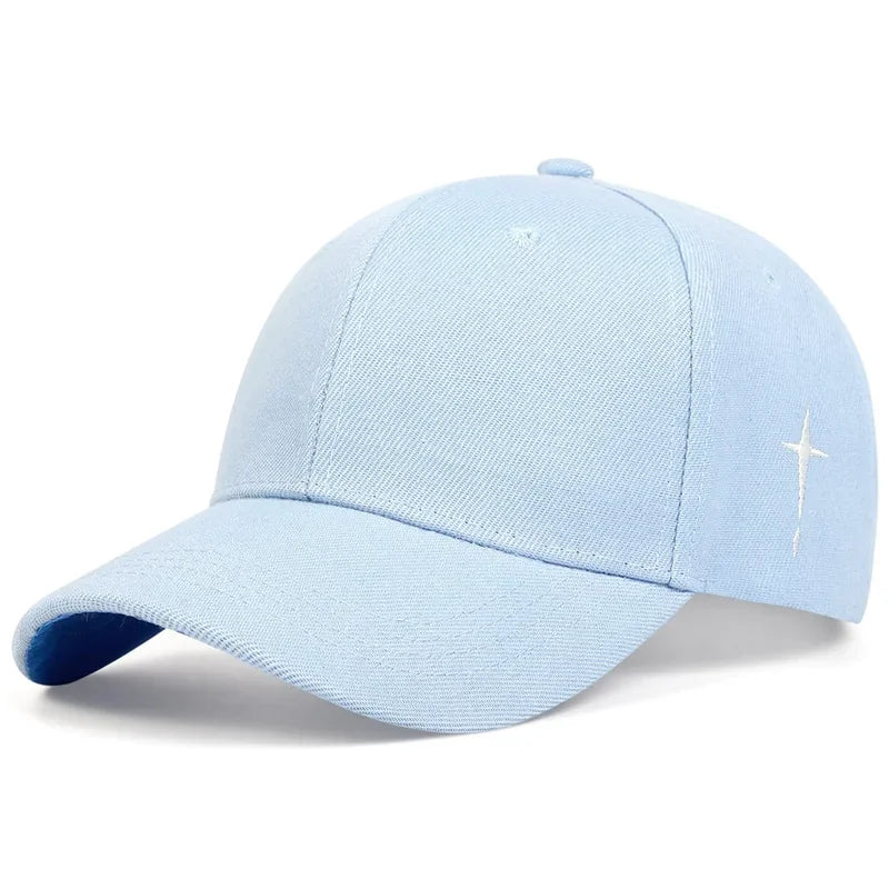 Side Cross Embroidered Baseball Cap