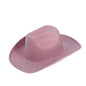 Solid Color Glitter Cowboy Hat