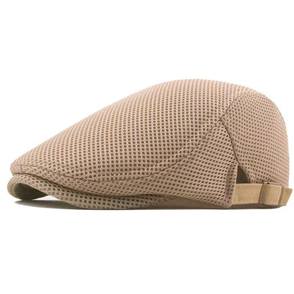 Mesh Adjustable Flat Cap