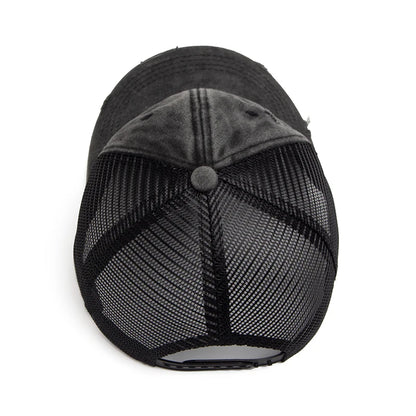 Washed Solid Color Trucker Hat