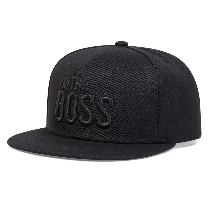 "I'm The Boss" Embroidered Snapback