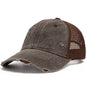 Washed Solid Color Trucker Hat