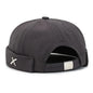 X Emblem Adjustable Brimless Skullcap