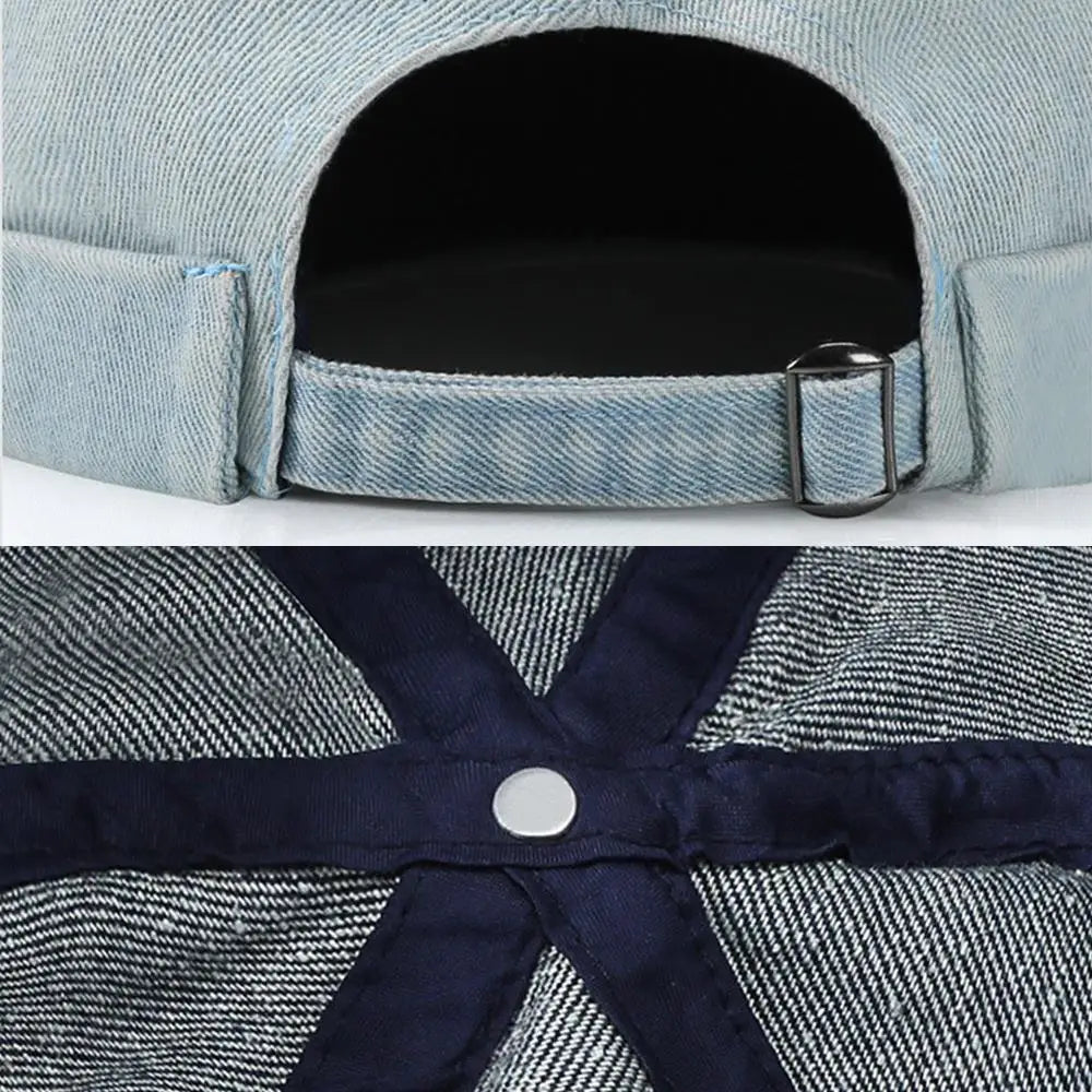 Denim Brimless Hat
