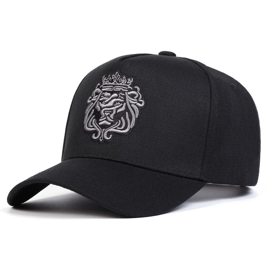 Crown Lion Embroidered Baseball Cap
