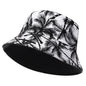 Reversible Coconut Tree Print Bucket Hat