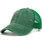 Washed Solid Color Trucker Hat