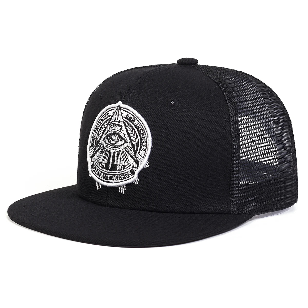 The Eye of God Faux Suede SnapBack Hat