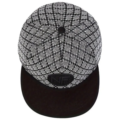 NF Letter Embroidered Criss-Cross Pattern Snapback