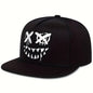 Ghostly “X” Eyed Embroidered SnapBack Hat
