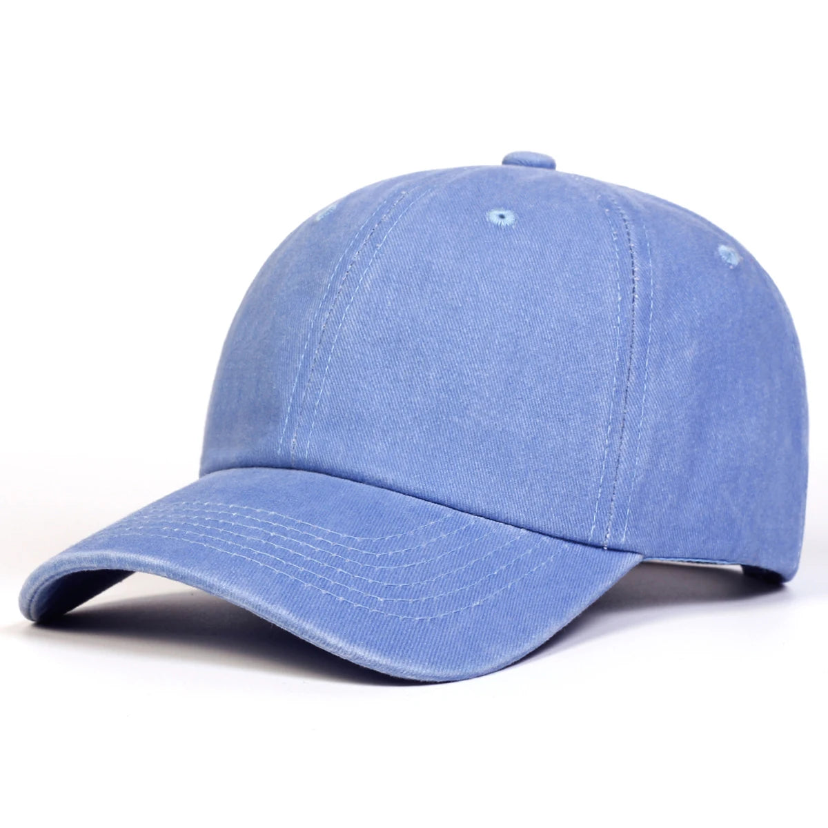 Solid Color Washed Baseball Cap