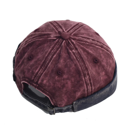 Washed Docker Brimless Cap