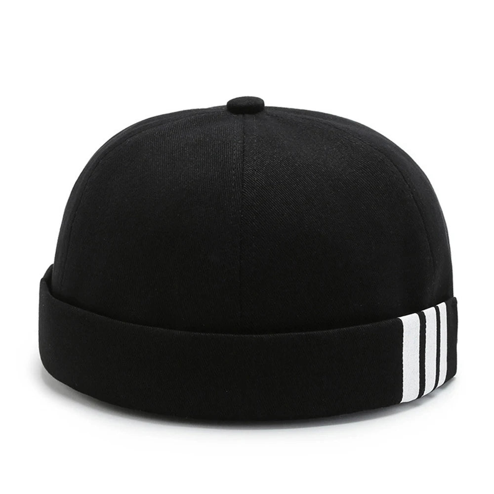 3 Stripe Brimless Cap
