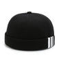 3 Stripe Brimless Cap