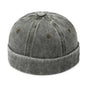 Washed Denim Docker Brimless Cap