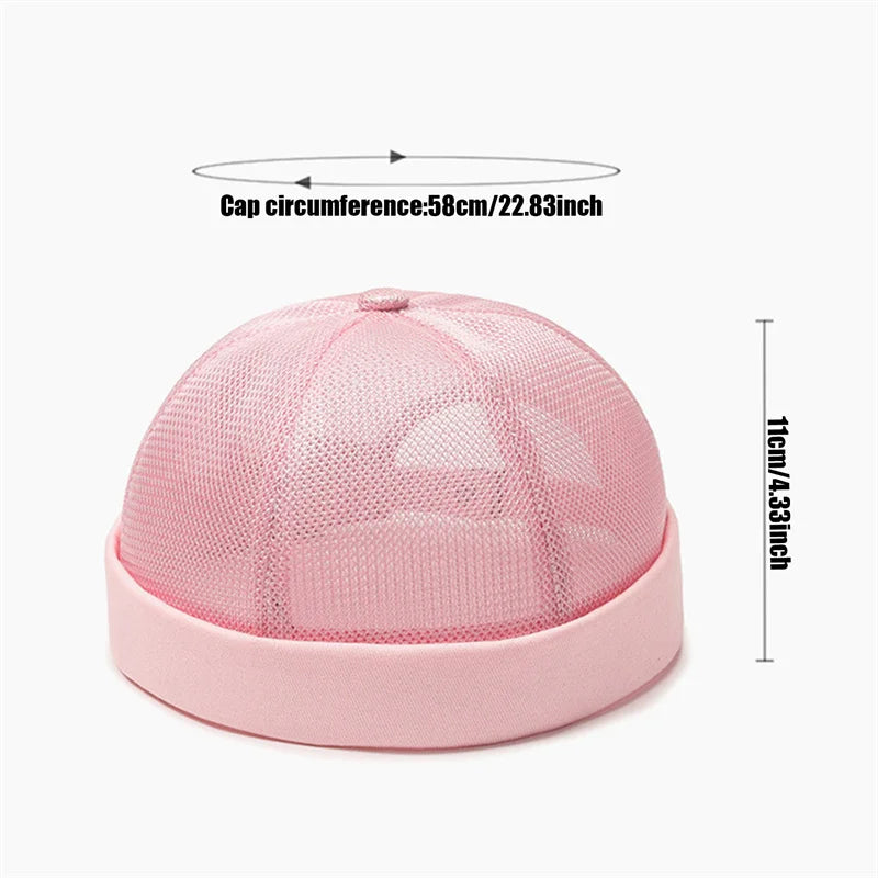 Mesh Brimless Cap