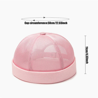Mesh Brimless Cap
