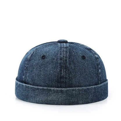 Denim Brimless Cap