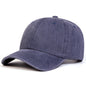 Solid Color Washed Baseball Cap