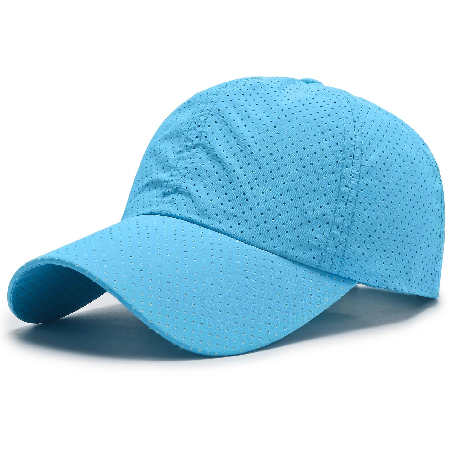 Solid Color Breathable Ball Cap