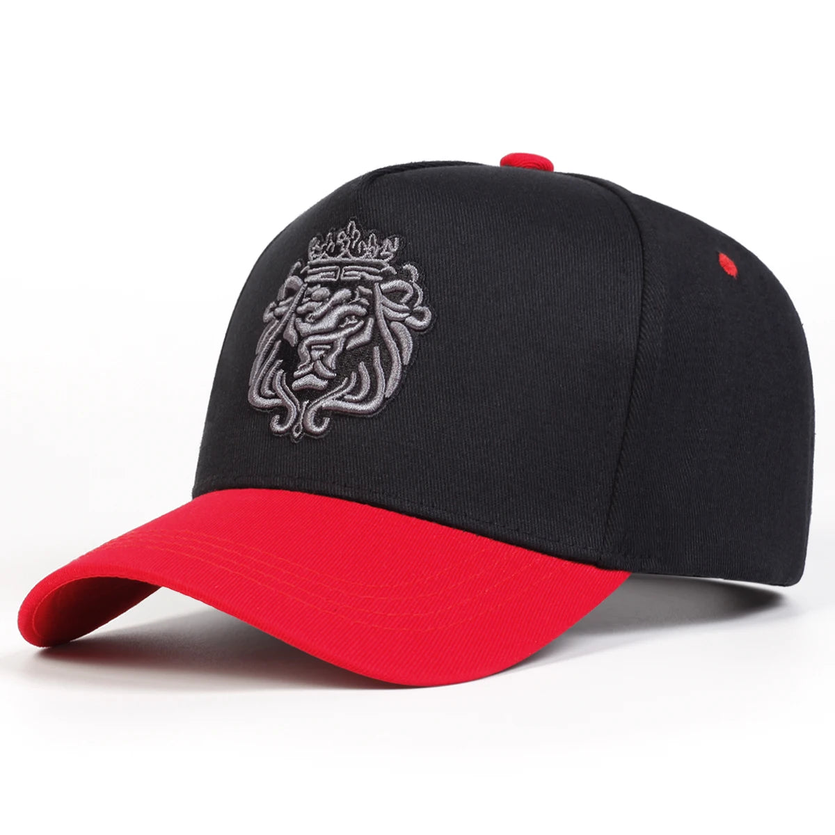 Crown Lion Embroidered Baseball Cap