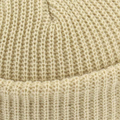 Solid Color Knitted Skull Caps