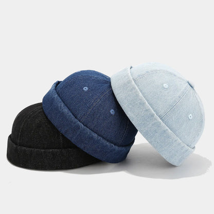 Denim Brimless Hat