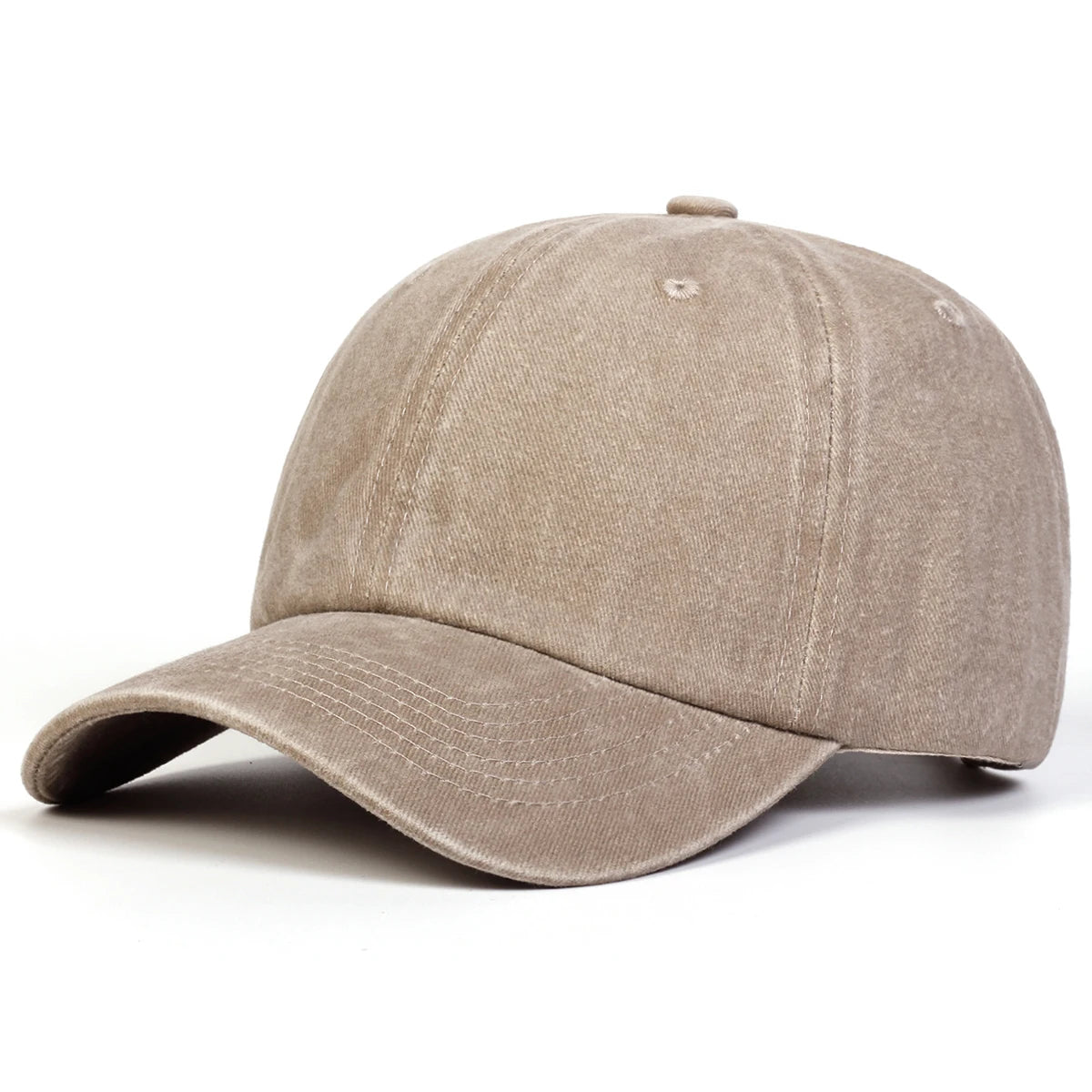 Solid Color Washed Baseball Cap