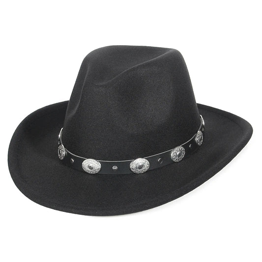 Silver Emblematic Banded Cowboy Hat