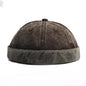 Washed Docker Brimless Cap
