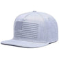 American Flag Embroidered Snapback