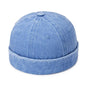 Washed Denim Docker Brimless Cap