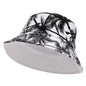 Reversible Coconut Tree Print Bucket Hat