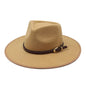 Goldlike Trim Braided Band Fedora