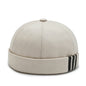 3 Stripe Brimless Cap