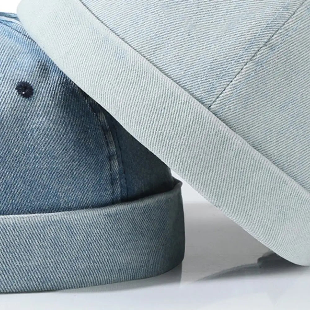 Denim Brimless Hat
