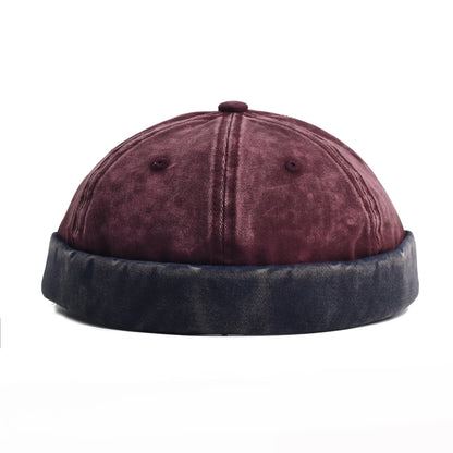 Washed Docker Brimless Cap