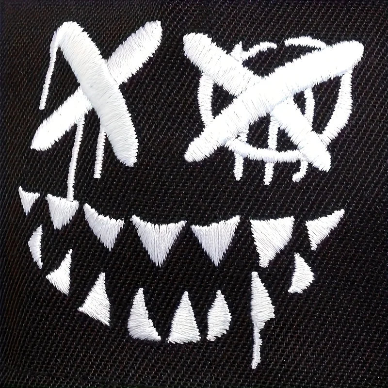 Ghostly “X” Eyed Embroidered SnapBack Hat
