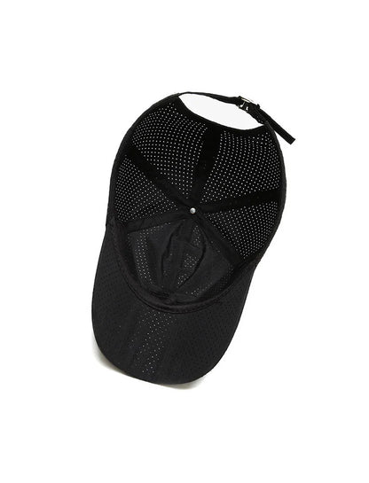 Solid Color Breathable Ball Cap