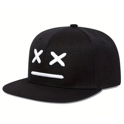 Straight Faced X Eyed Embroidered Snapback