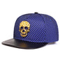 Metal Skull Snapback Hat