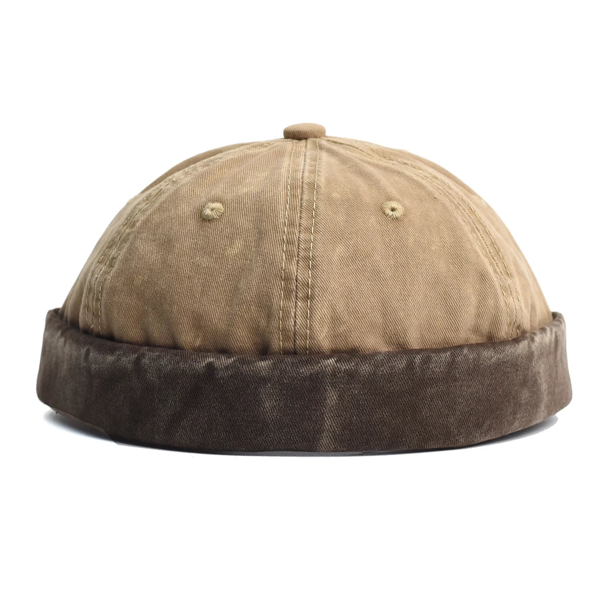 Washed Docker Brimless Cap