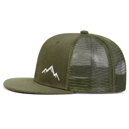 Mountain Embroidered Trucker Hat