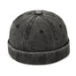 Washed Denim Docker Brimless Cap