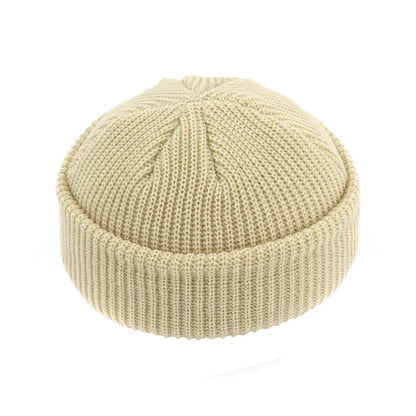 Solid Color Knitted Skull Caps