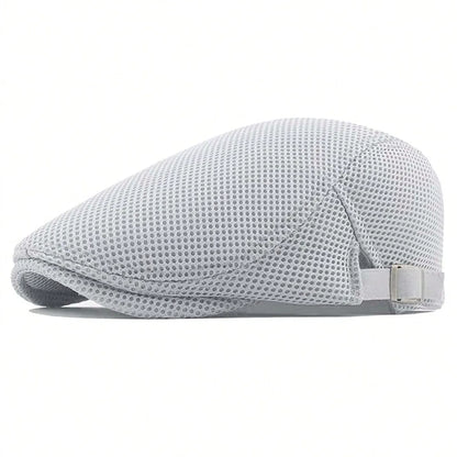 Mesh Adjustable Flat Cap