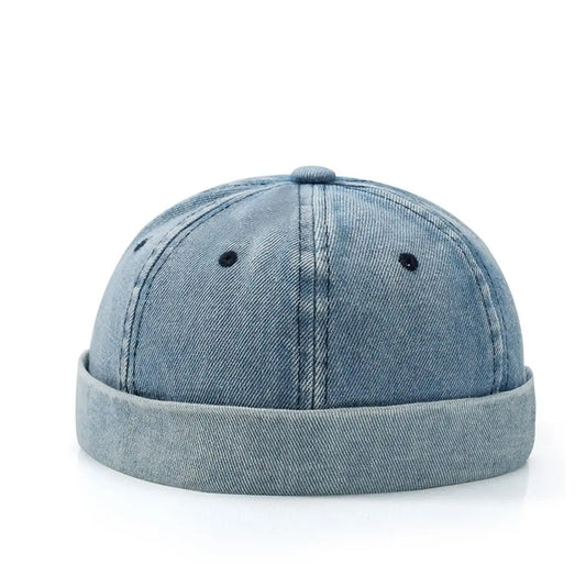 Denim Brimless Hat